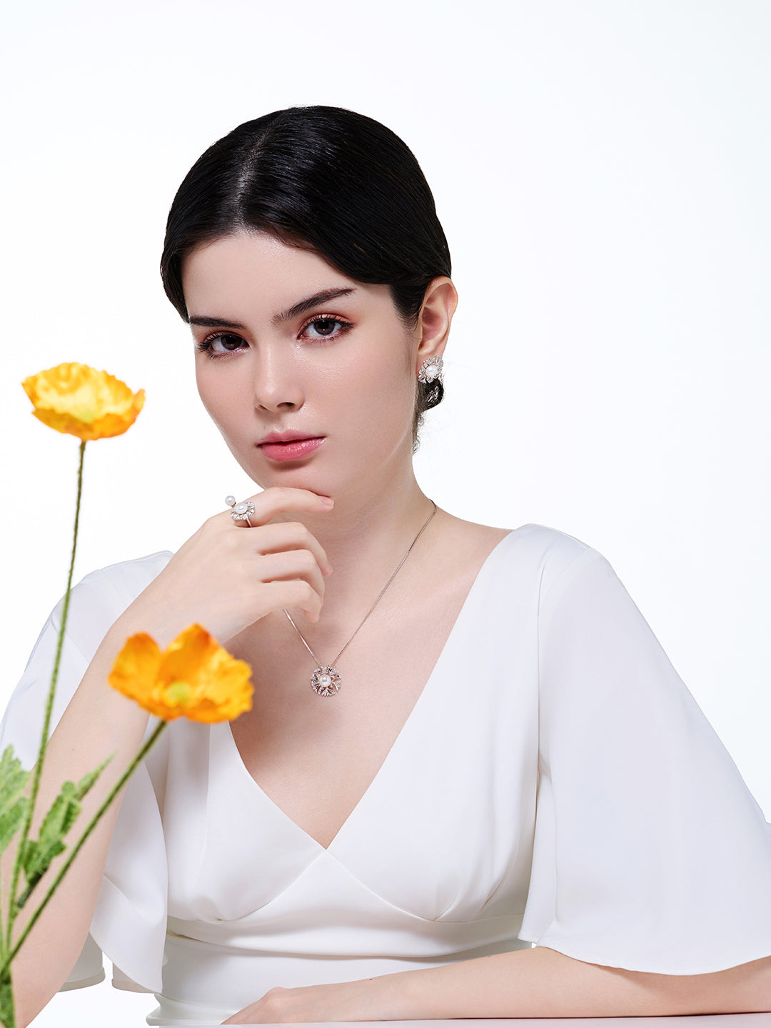 Kalung Mutiara Air Tawar Gred Atas WN00223 | TAMAN