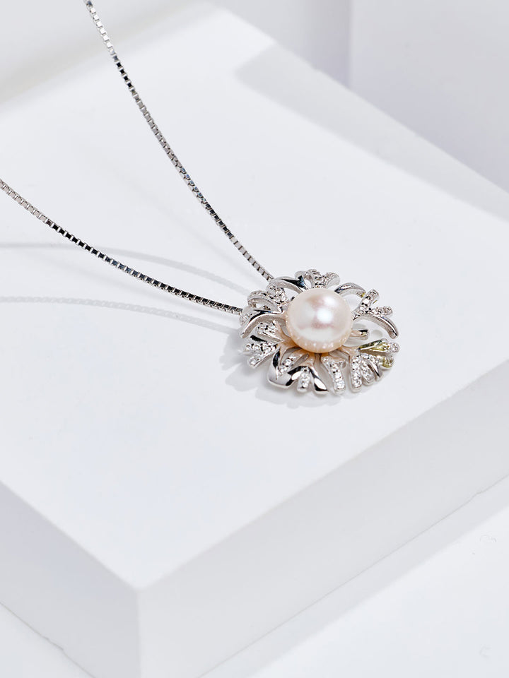 Collier de perles d'eau douce de qualité supérieure WN00223 | JARDINS