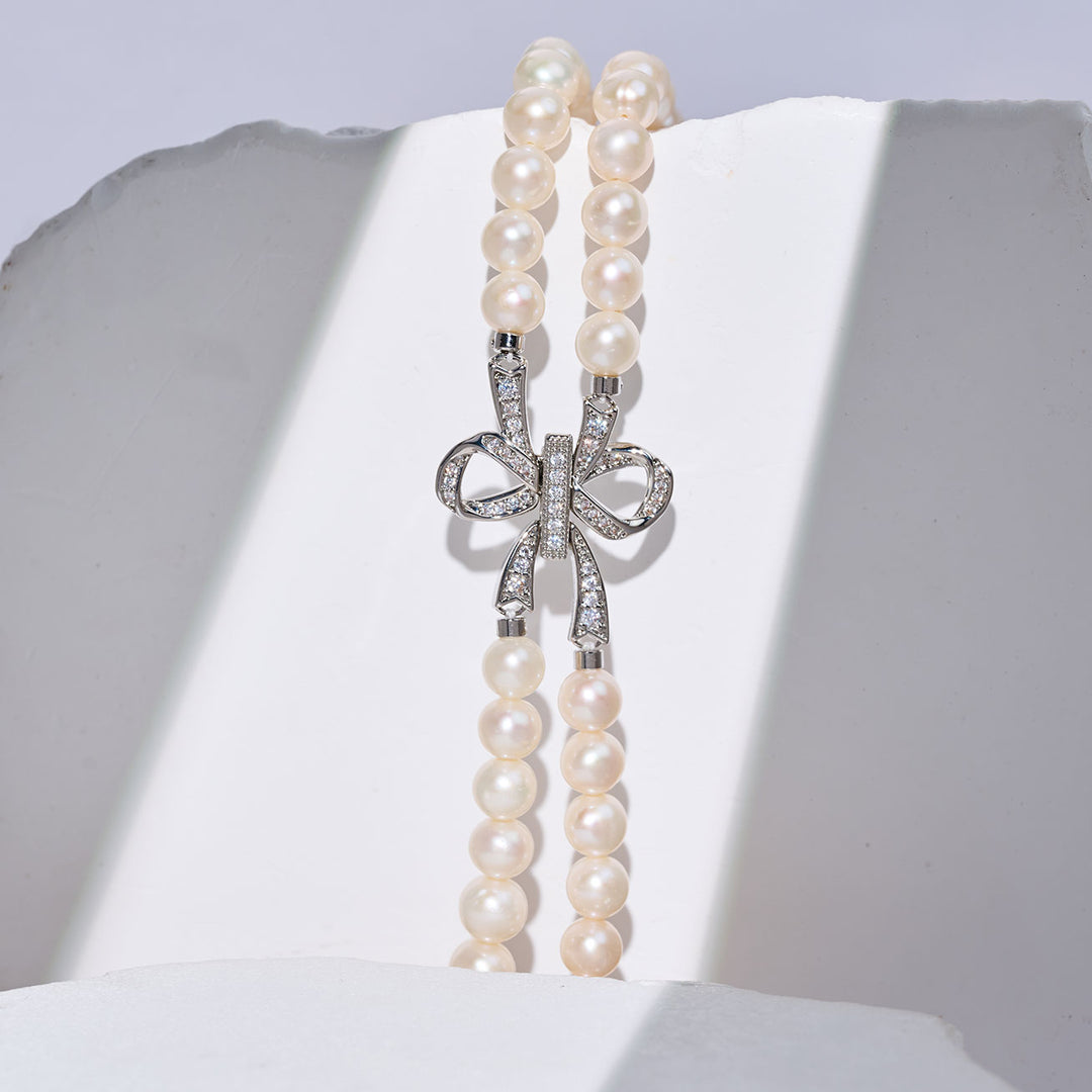 Set Mutiara Air Tawar Elegan WS00066 | RIBBON