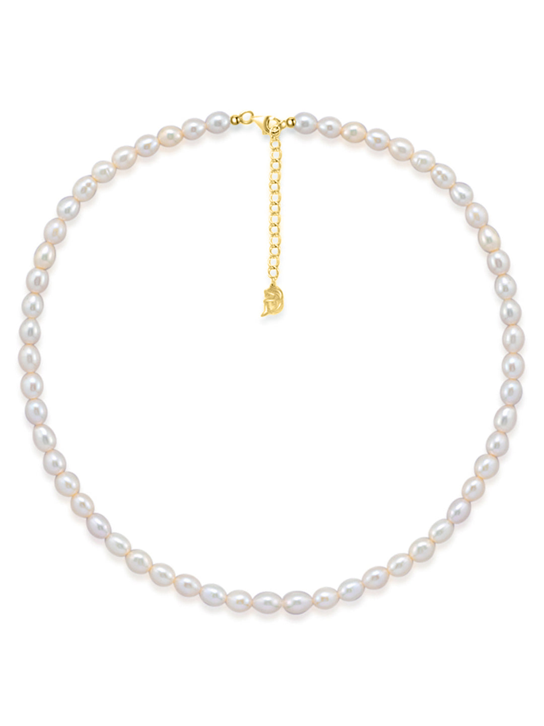 Freshwater Rice Pearl Necklace WN00229 | RHYTHM