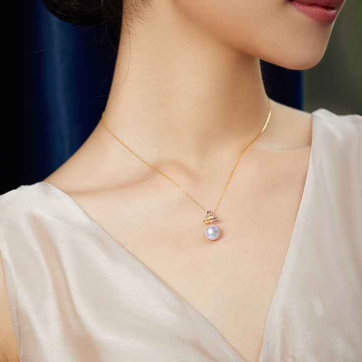 우아한 담수 진주 목걸이 WN00252