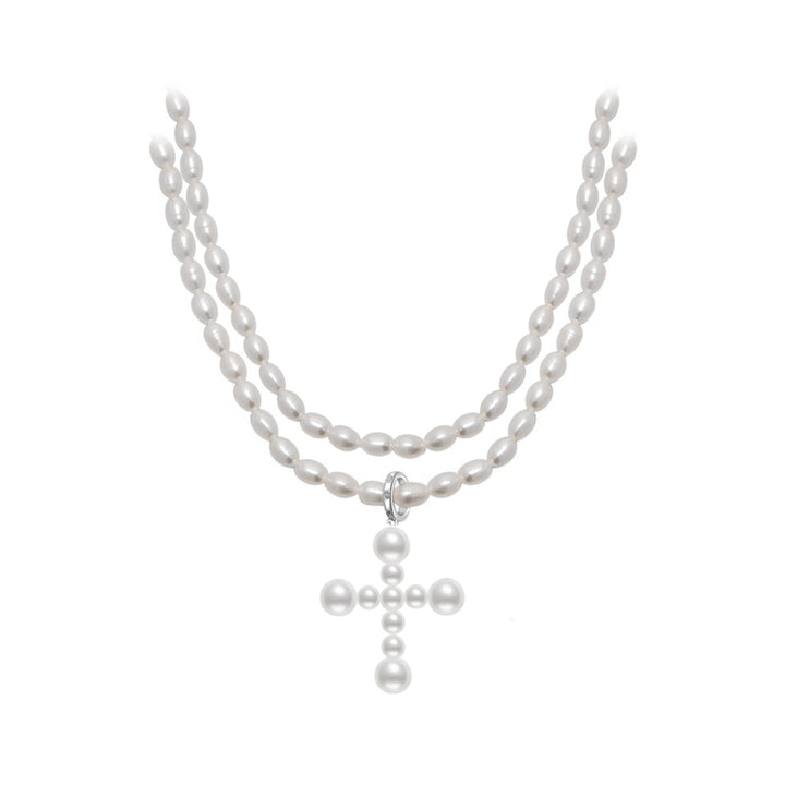 Elegant Freshwater Pearl Necklace WN00267 - PEARLY LUSTRE