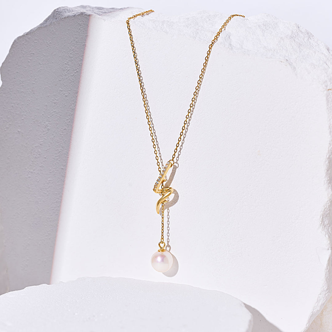 Top Grade Freshwater Pearl Necklace WN00296 | S Collection - PEARLY LUSTRE