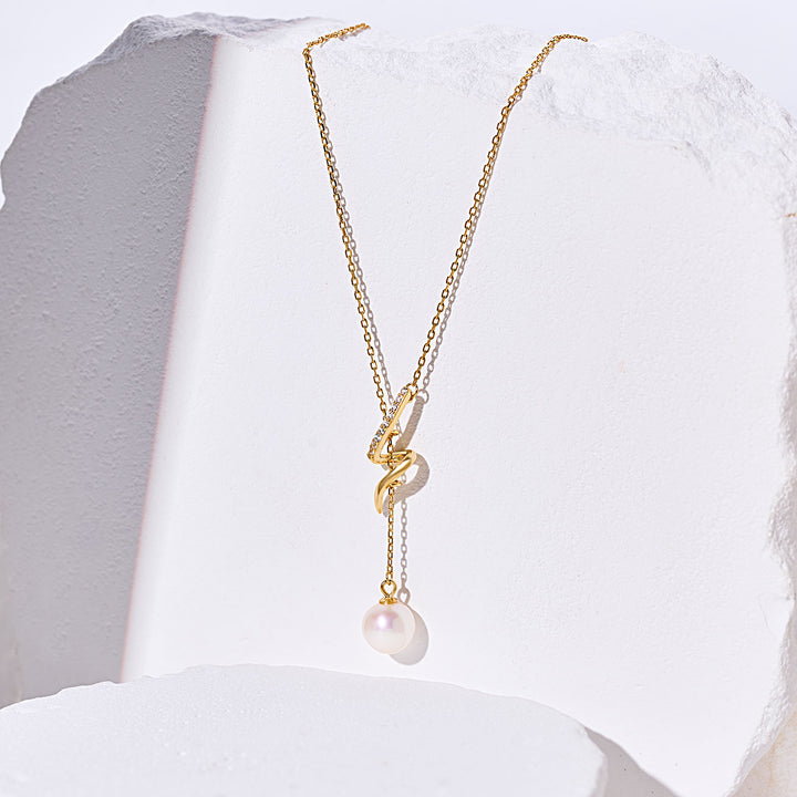 Top Grade Freshwater Pearl Necklace WN00296 | S Collection - PEARLY LUSTRE