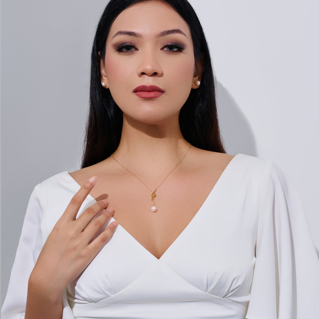 Top Grade Freshwater Pearl Necklace WN00296 | S Collection - PEARLY LUSTRE