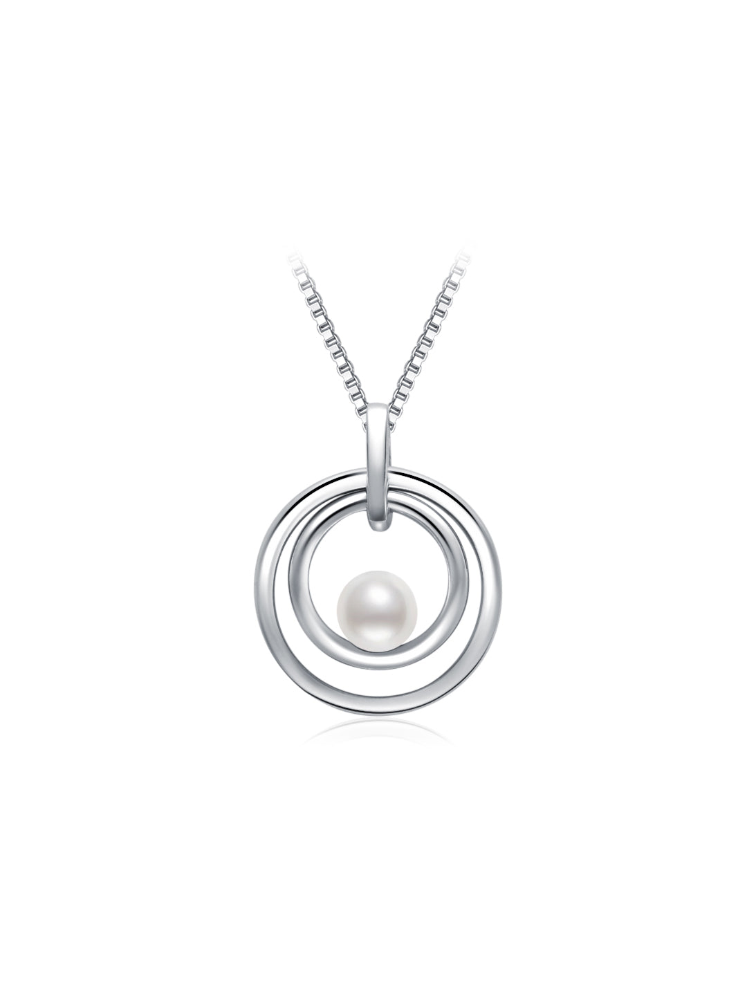 Collar de perlas de agua dulce de primera calidad WN00297 | CONECTAR