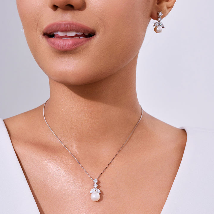 エレガントな淡水パールセット WS00057