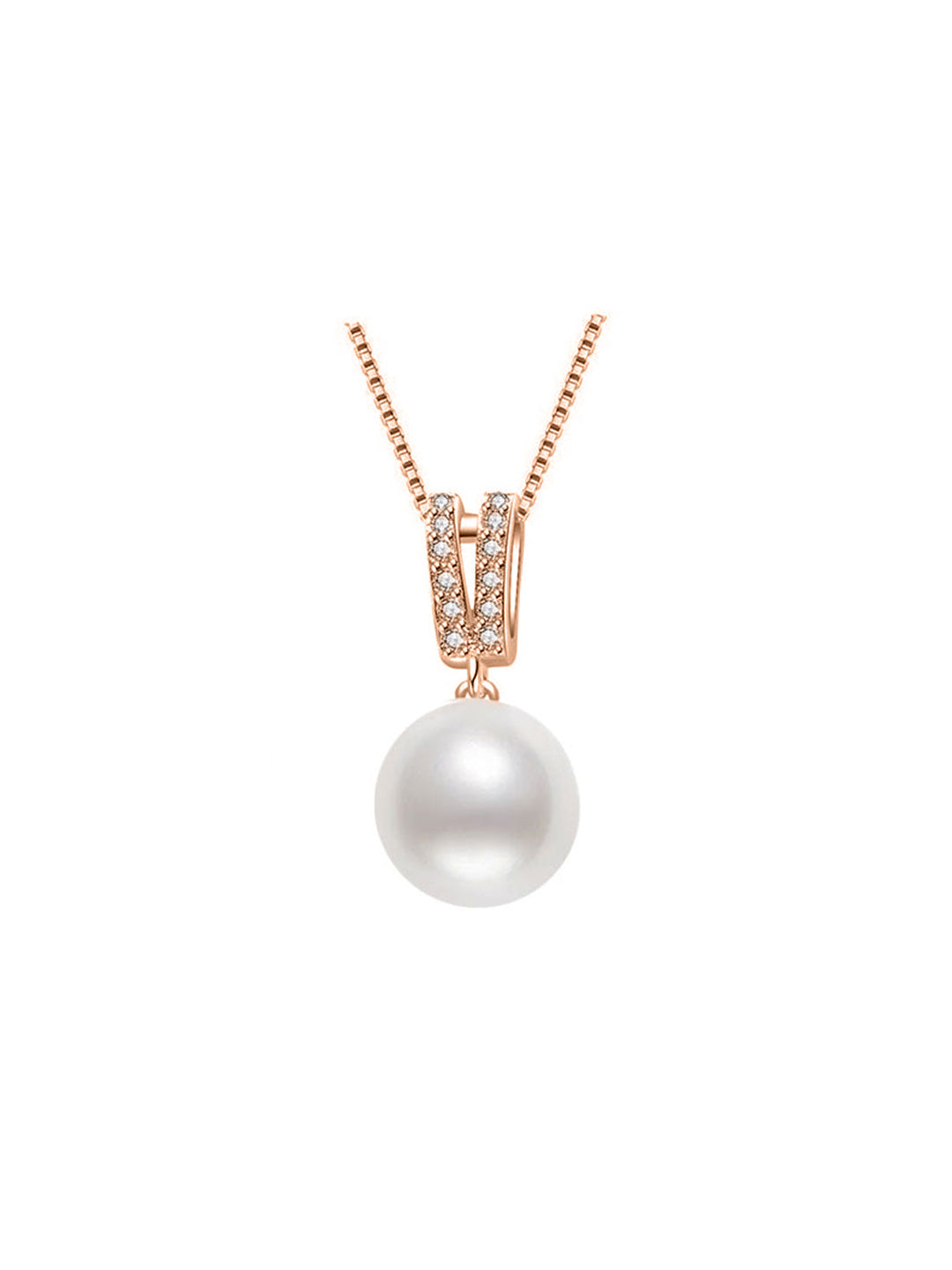 Elegante Collar de Perlas de Agua Dulce WN00369