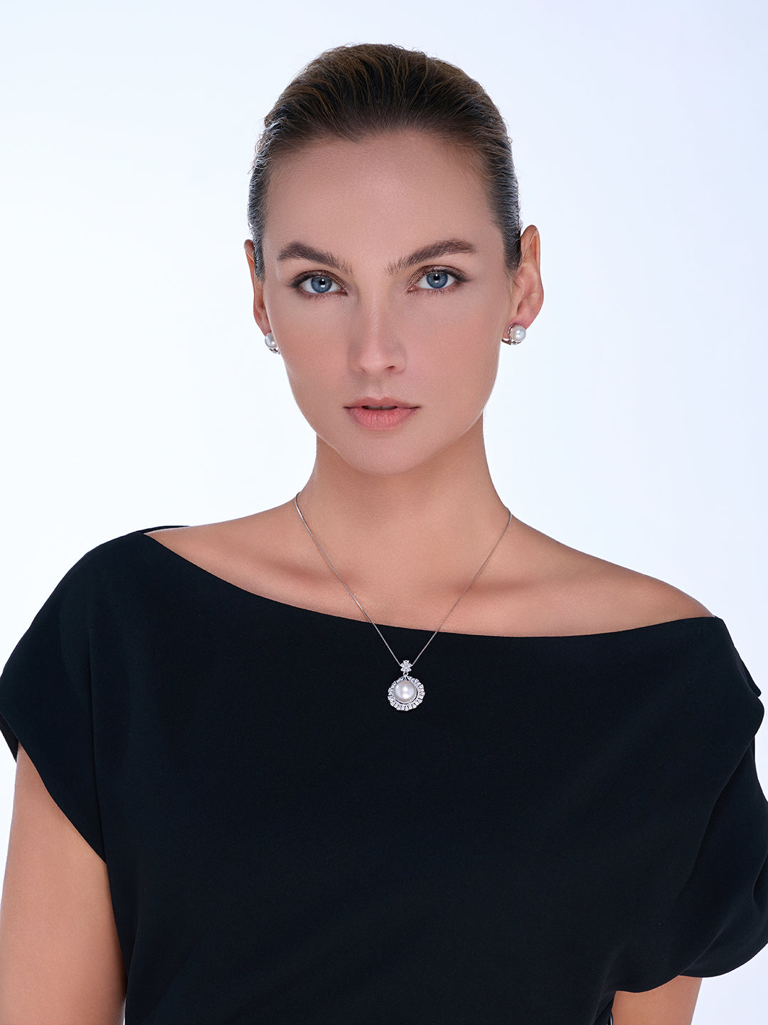 Collier de perles élégant Edison WN00372