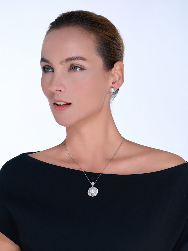 Collier de perles élégant Edison WN00372