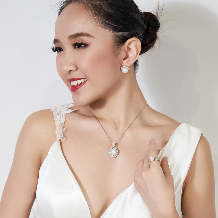 Elegant Edison Pearl Necklace WN00372 - PEARLY LUSTRE