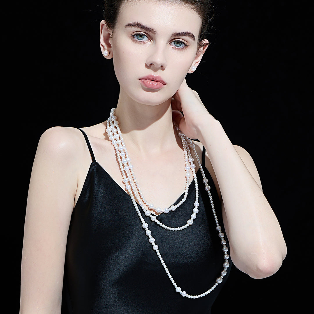 1.7 Meter Long Freshwater Pearl Necklace WN00399 - PEARLY LUSTRE