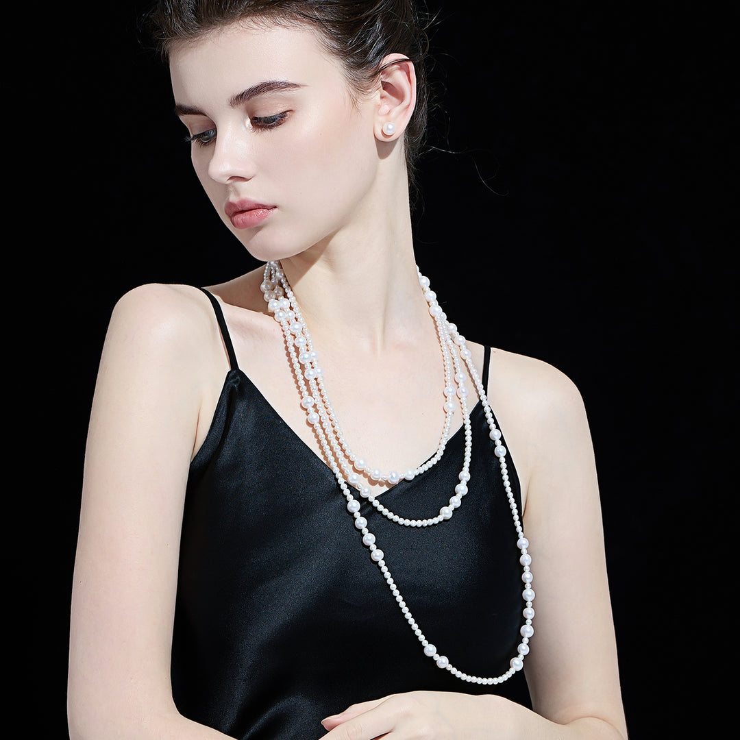 1.7 Meter Long Freshwater Pearl Necklace WN00399 - PEARLY LUSTRE