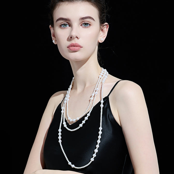 1.5 Meter Long Freshwater Pearl Necklace WN00628 - PEARLY LUSTRE