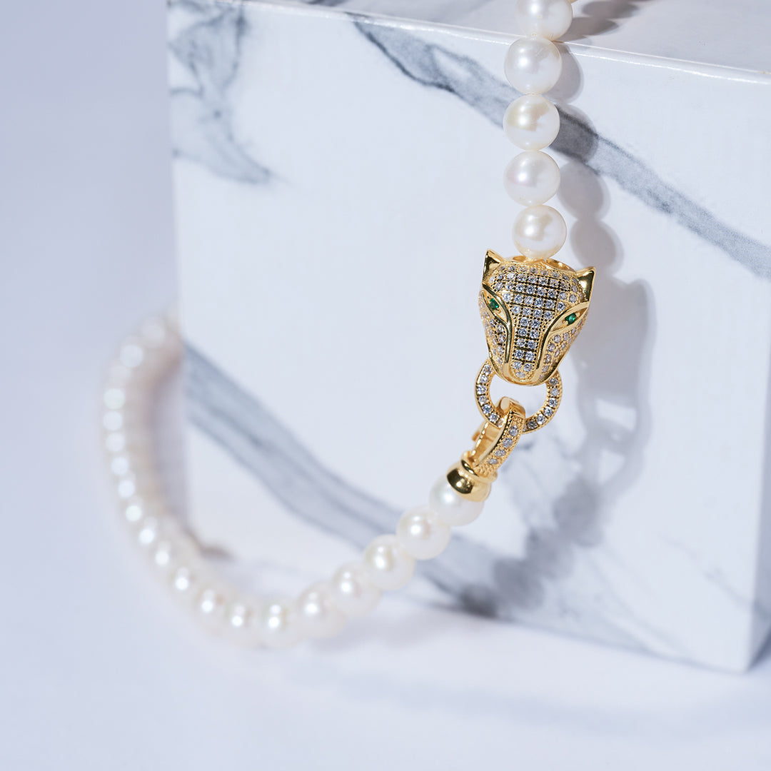 Freshwater Pearl Necklace WN00418 | SAFARI - PEARLY LUSTRE