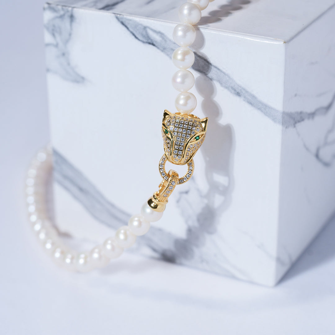 Freshwater Pearl Necklace WN00418 | SAFARI - PEARLY LUSTRE