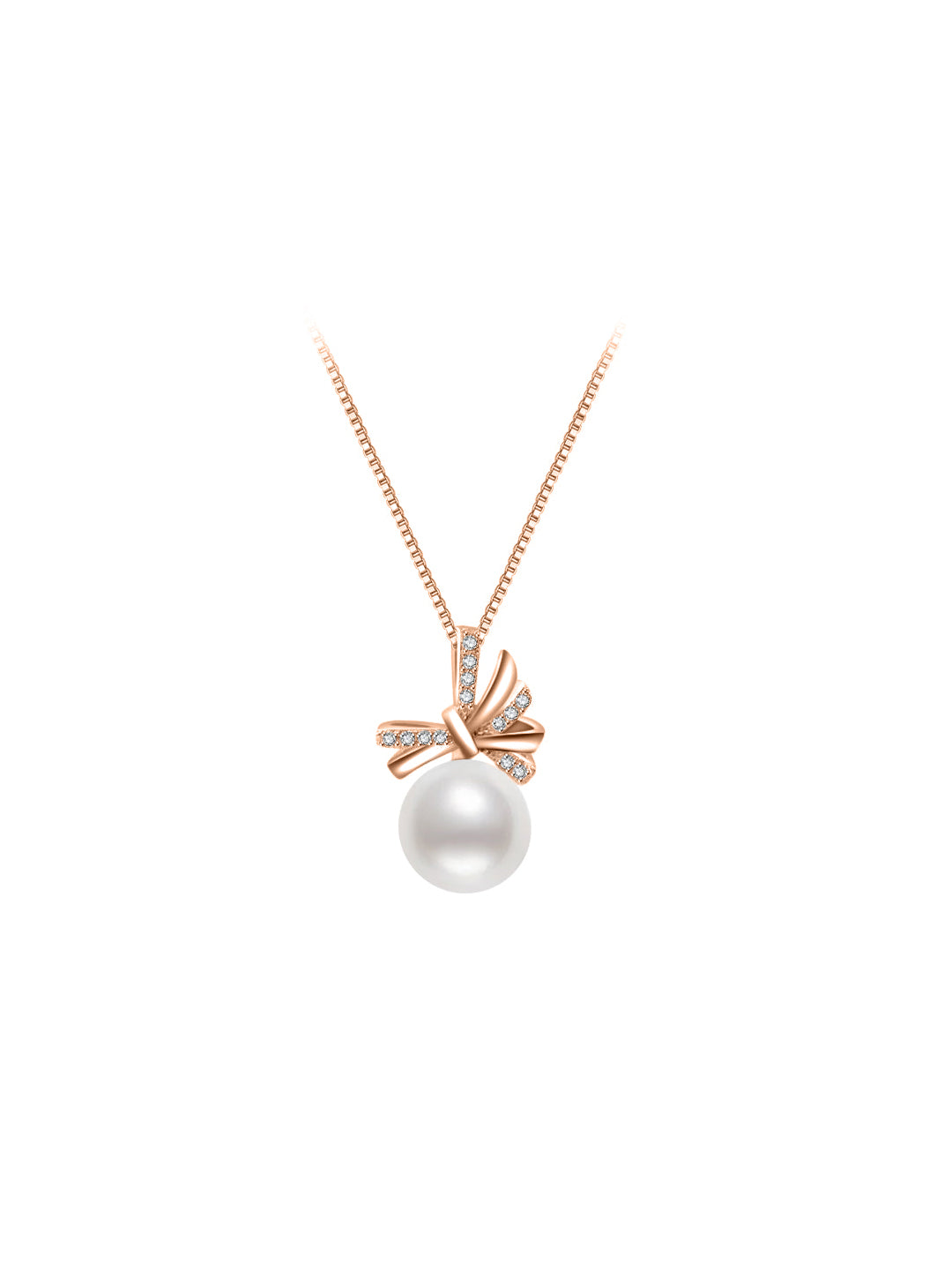 Kalung Mutiara Air Tawar Kilauan Teratas WN00420 | RIBEN