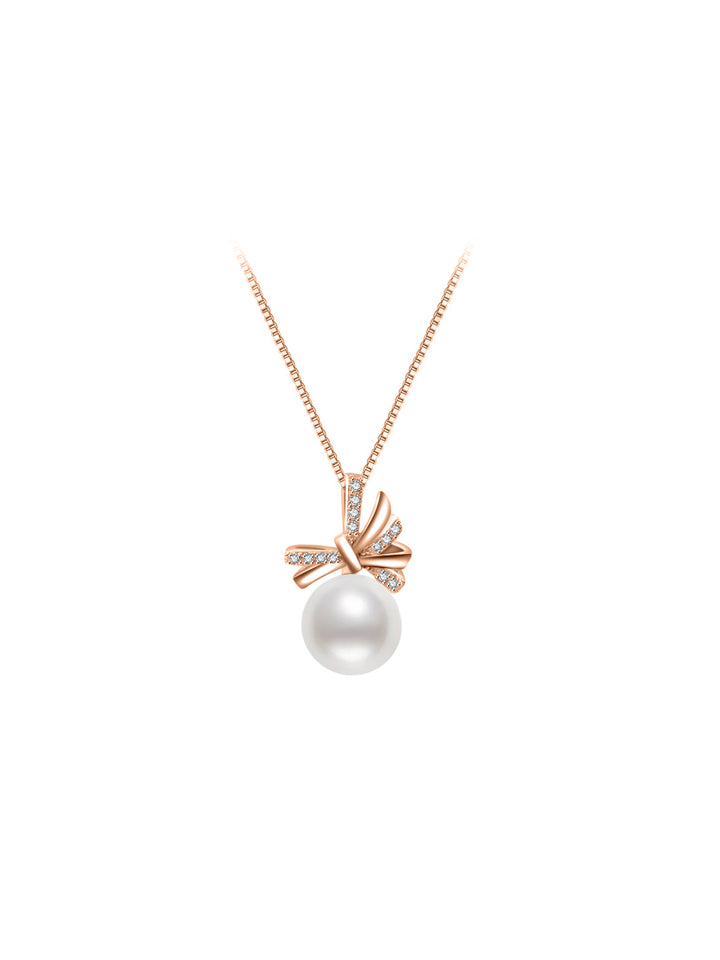 Kalung Mutiara Air Tawar Kilauan Teratas WN00420 | RIBEN