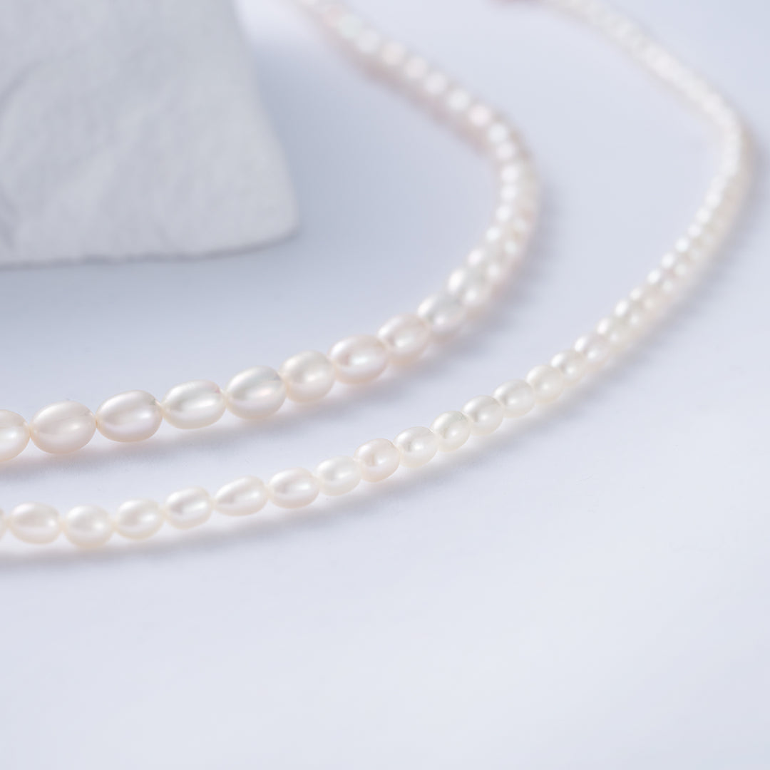 New Yorker Freshwater Pearl Necklace WN00423 - PEARLY LUSTRE