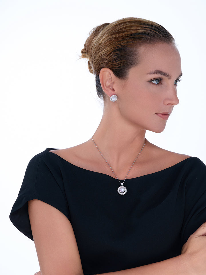 Elegante Edison Perlenkette WN00430