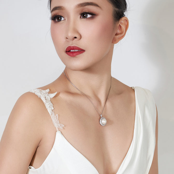 Elegant Edison Pearl Necklace WN00430 - PEARLY LUSTRE
