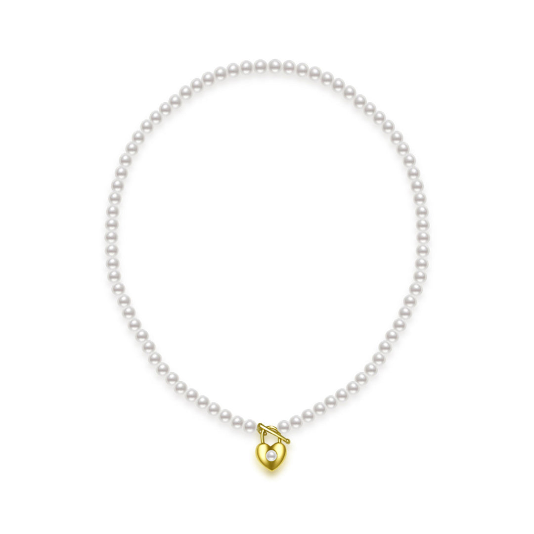 New Yorker Freshwater Pearl Necklace WN00445 - PEARLY LUSTRE