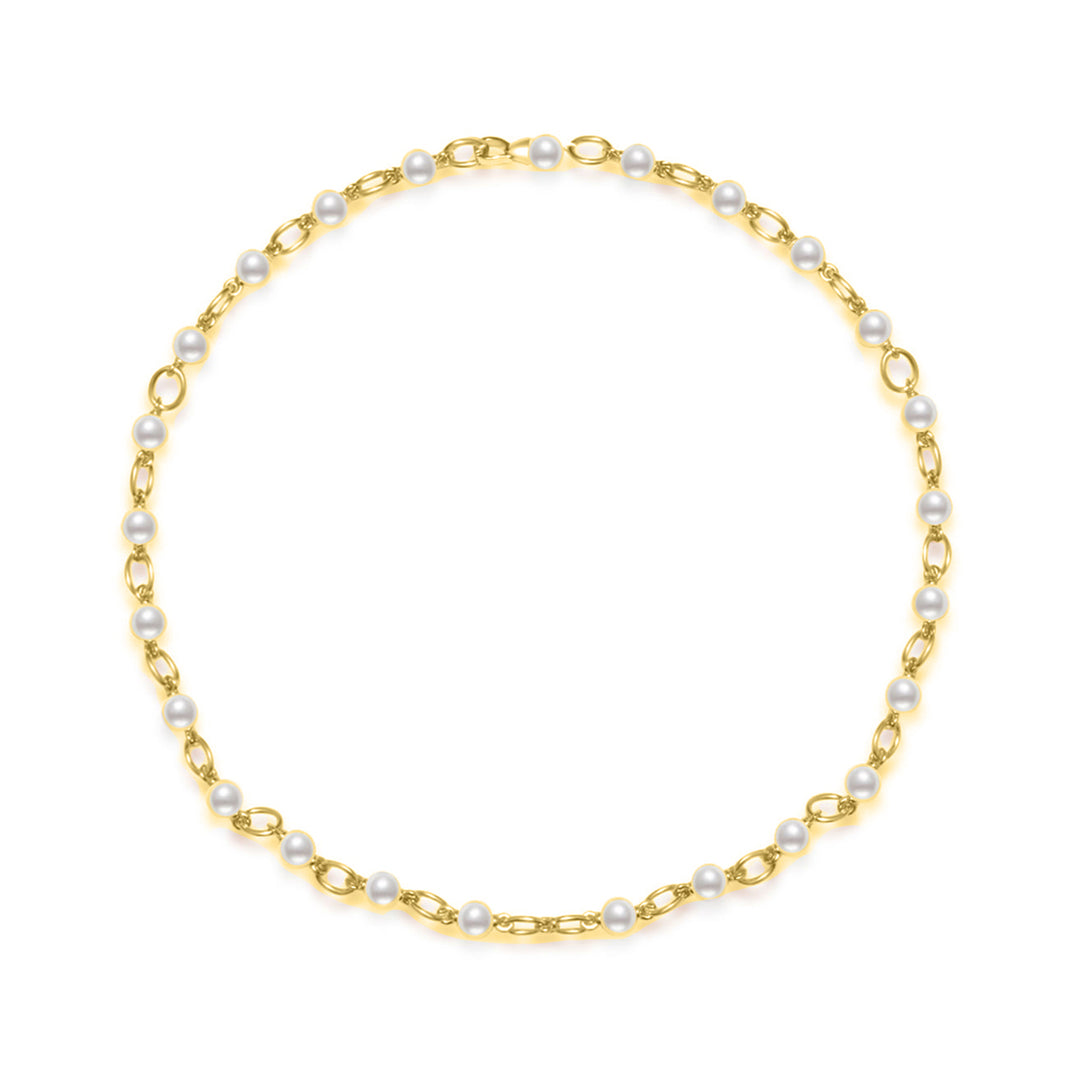 Grand Prix Season Singapore Formula One Freshwater Pearl Necklace WN00451 | New Yorker - PEARLY LUSTRE