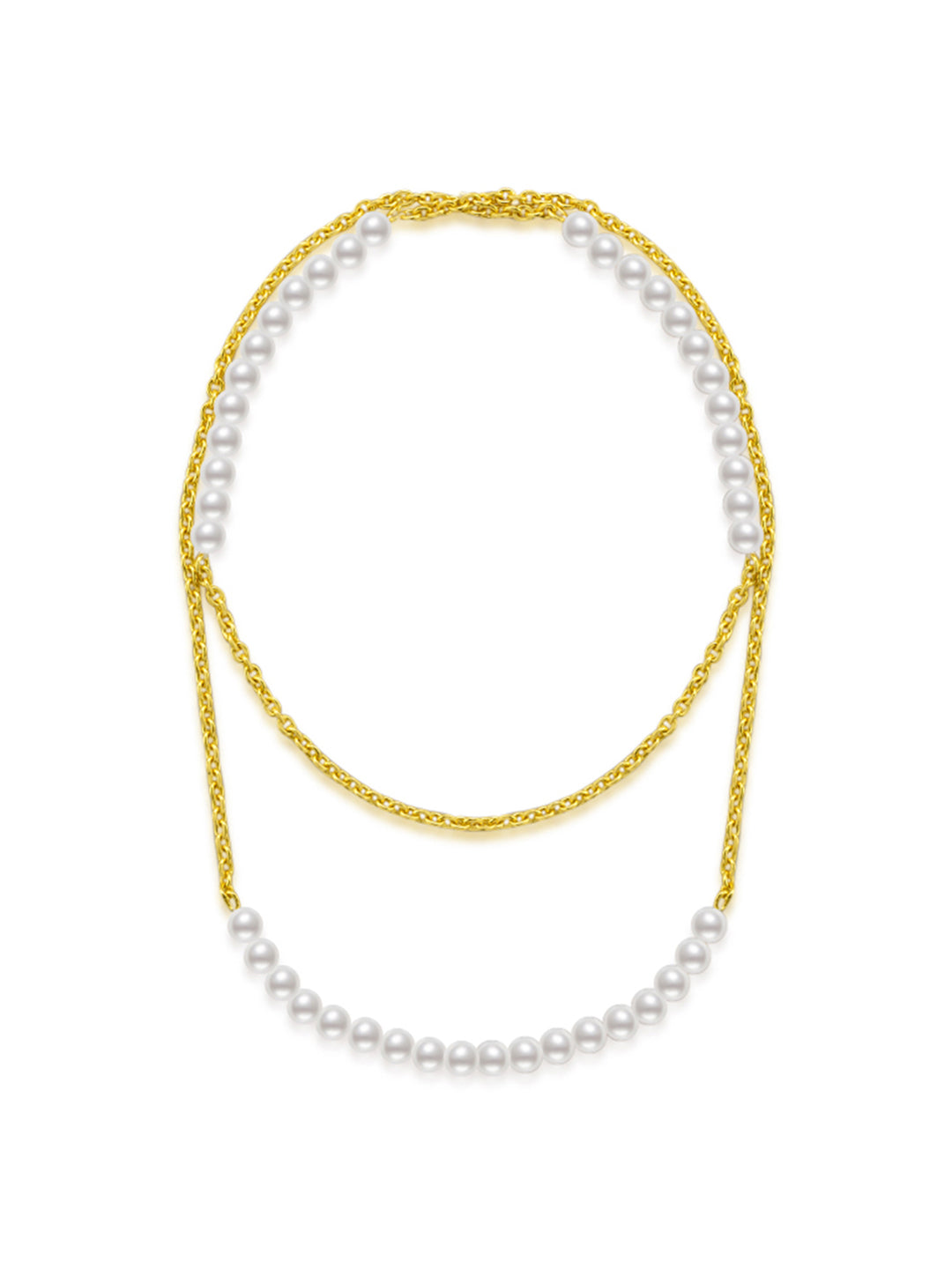 Collana di perle d'acqua dolce lunga 85 cm WN00471