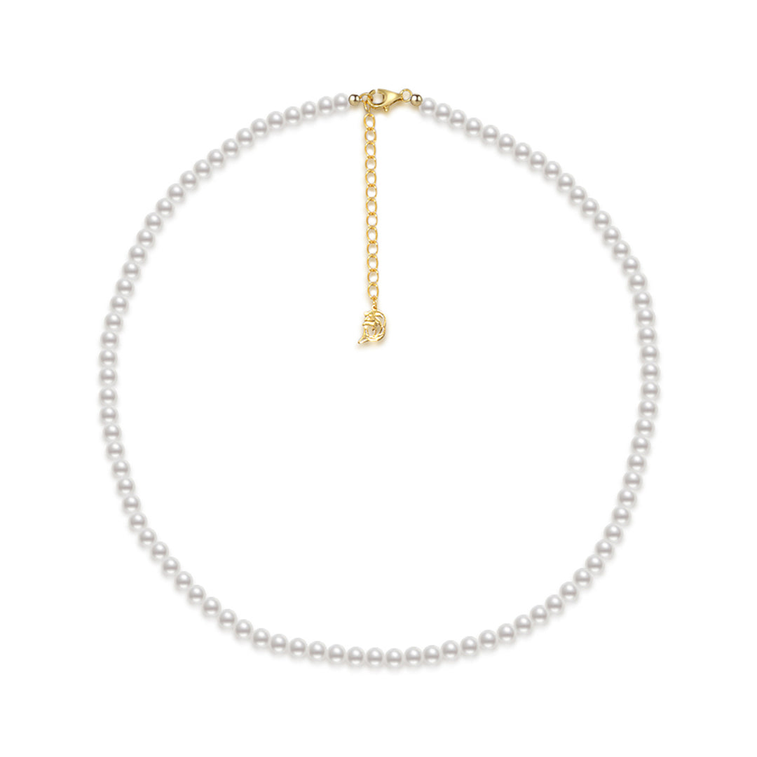 Top Lustre White Freshwater Pearl Necklace WN00511 - PEARLY LUSTRE