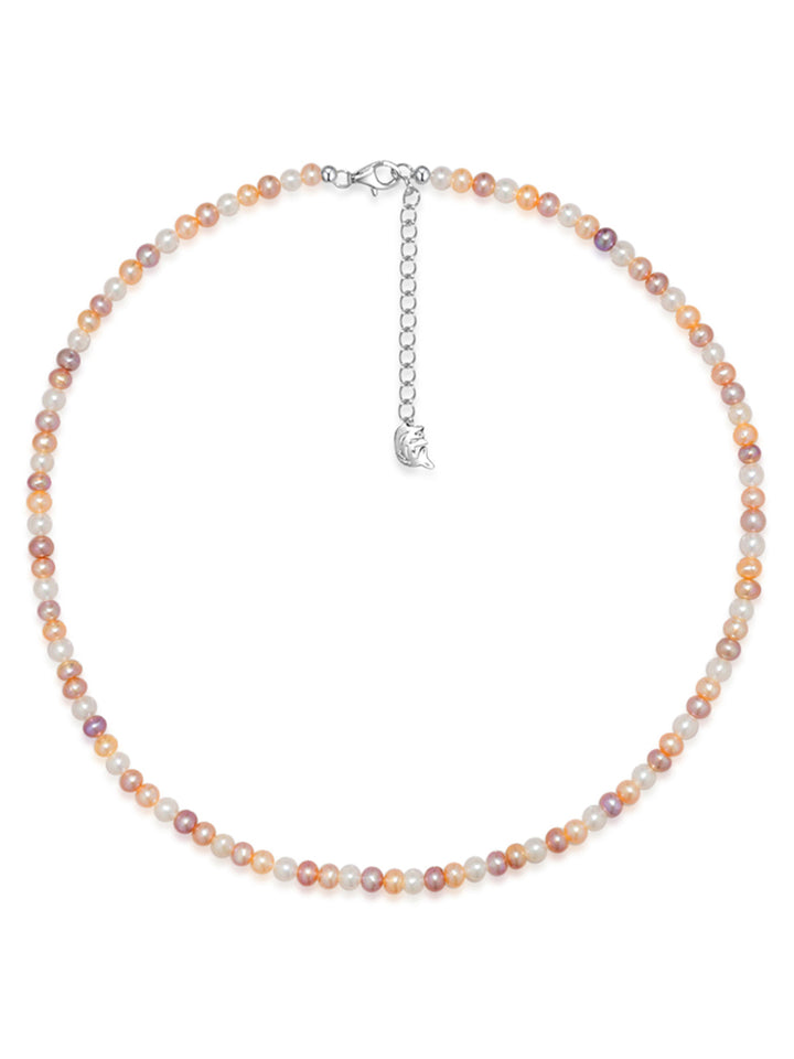 Top Lustre Candy Süßwasserperlen-Halskette WN00514