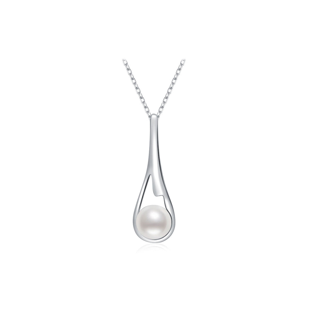 Freshwater Pearl Necklace WN00516 | FLUID - PEARLY LUSTRE