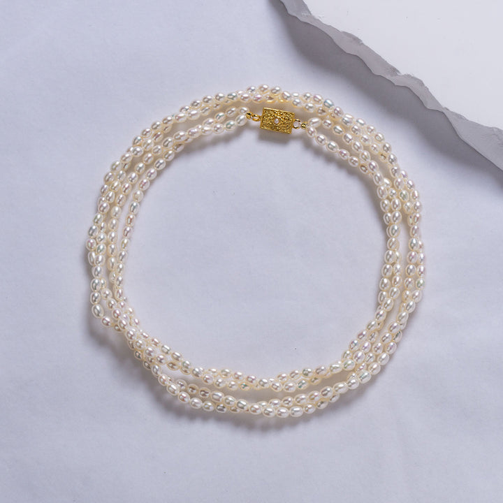 75cm Long Elegant Freshwater Pearl Necklace WN00517 - PEARLY LUSTRE