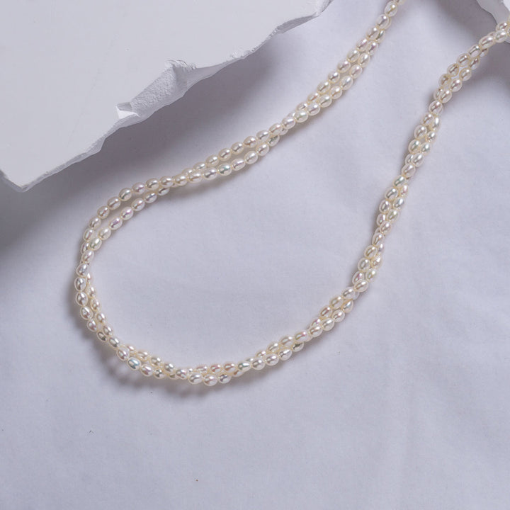 New Yorker Freshwater Pearl Necklace WN00517 - PEARLY LUSTRE