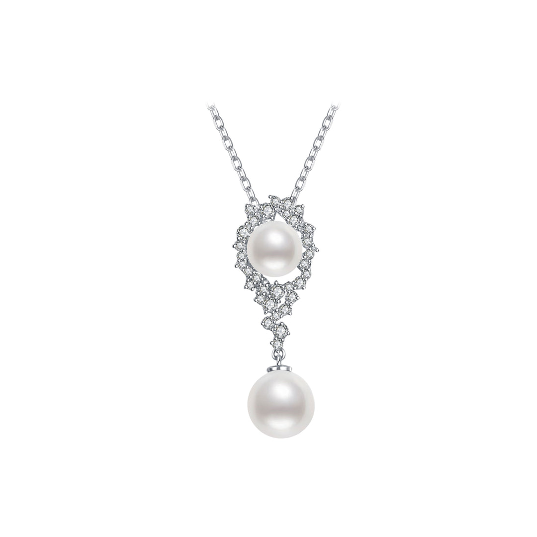 Elegant Freshwater Pearl Necklace WN00518 | Wedding - PEARLY LUSTRE