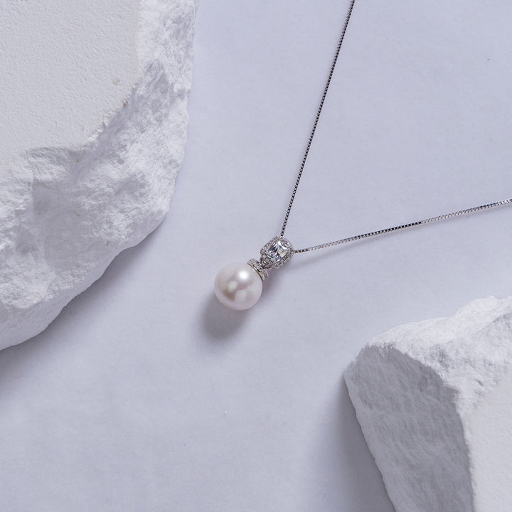 Elegant Edison Pearl Necklace WN00522 - PEARLY LUSTRE