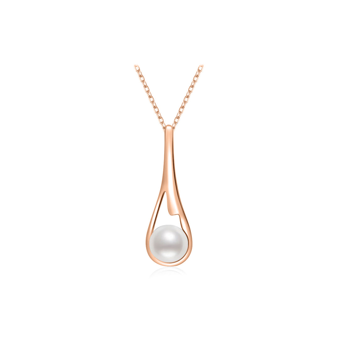 Freshwater Pearl Necklace WN00525 | FLUID - PEARLY LUSTRE