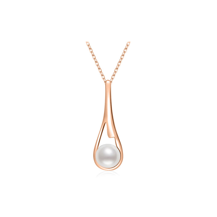 Freshwater Pearl Necklace WN00525 | FLUID - PEARLY LUSTRE