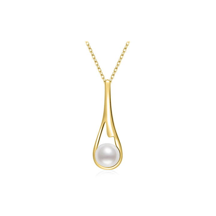 Freshwater Pearl Necklace WN00526 | FLUID - PEARLY LUSTRE