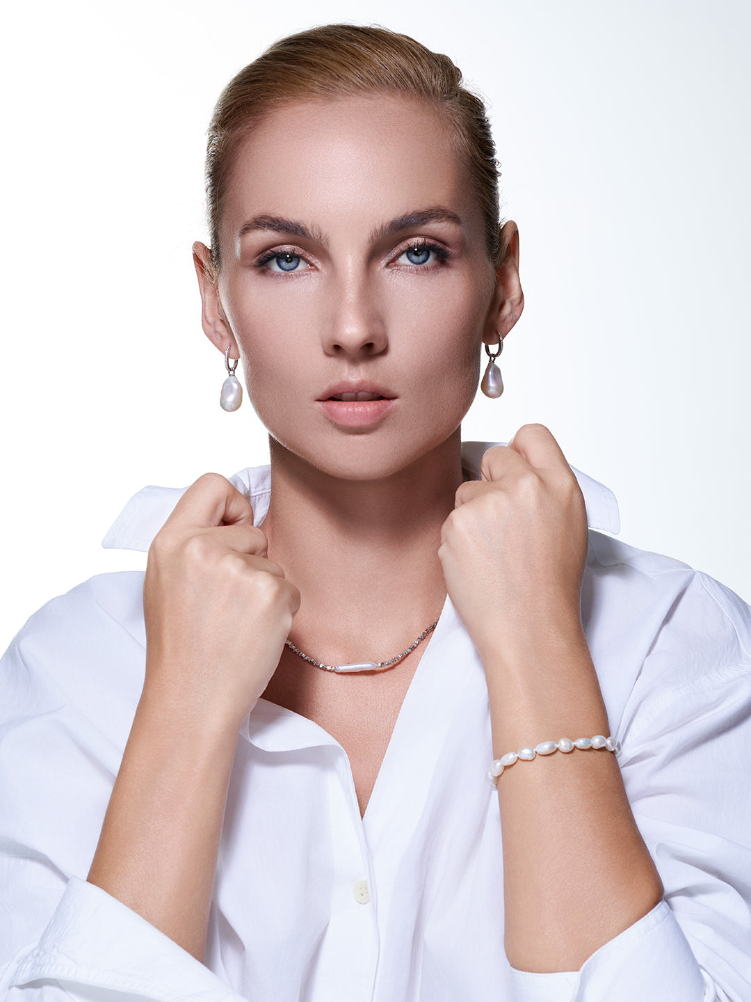 Baroque 담수 진주 목걸이 WN00533 | RHYTHM