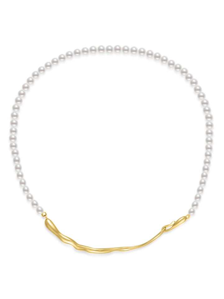 Collana di perle d'acqua dolce WN00538 | FLUIDO