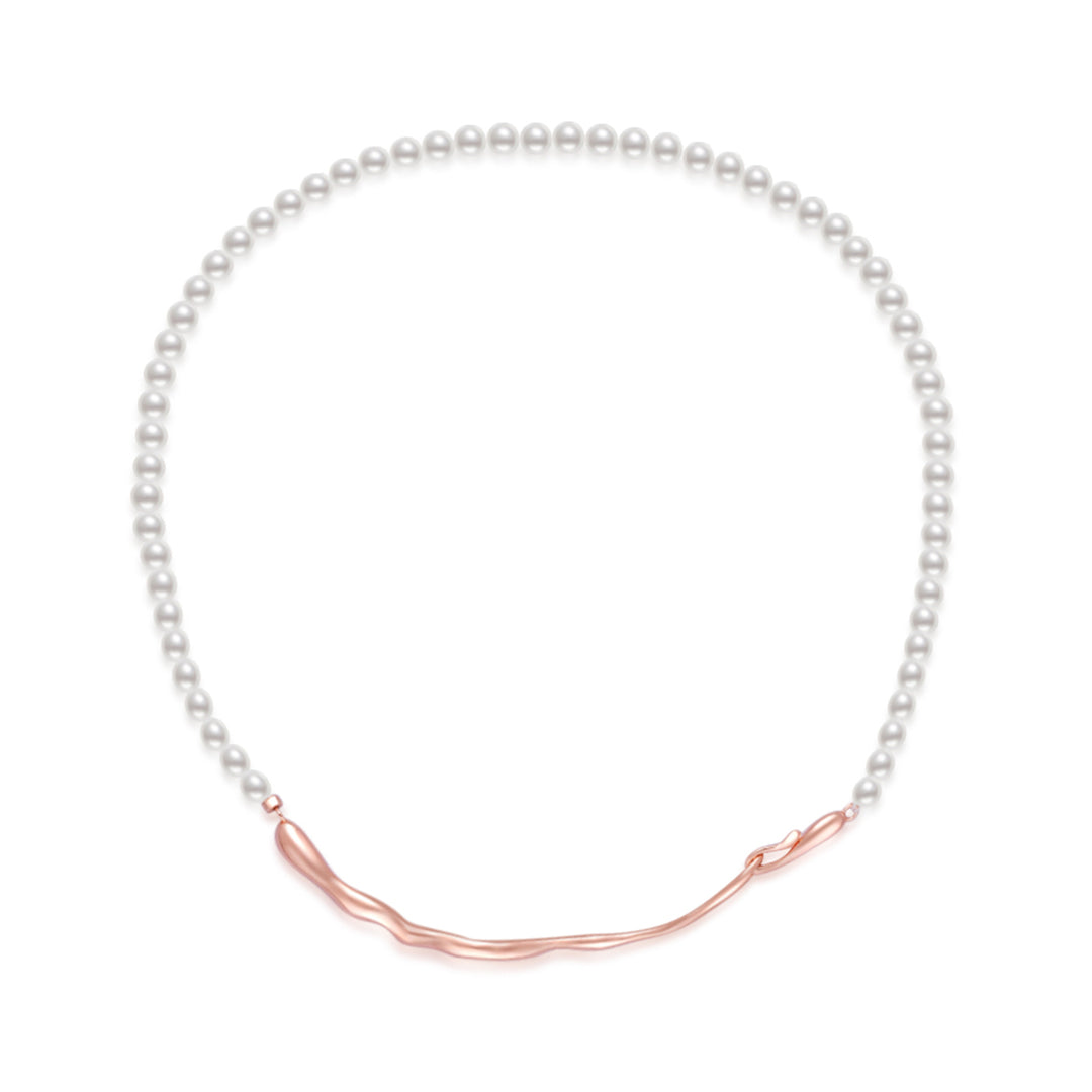 Freshwater Pearl Necklace WN00539 | Fluid - PEARLY LUSTRE