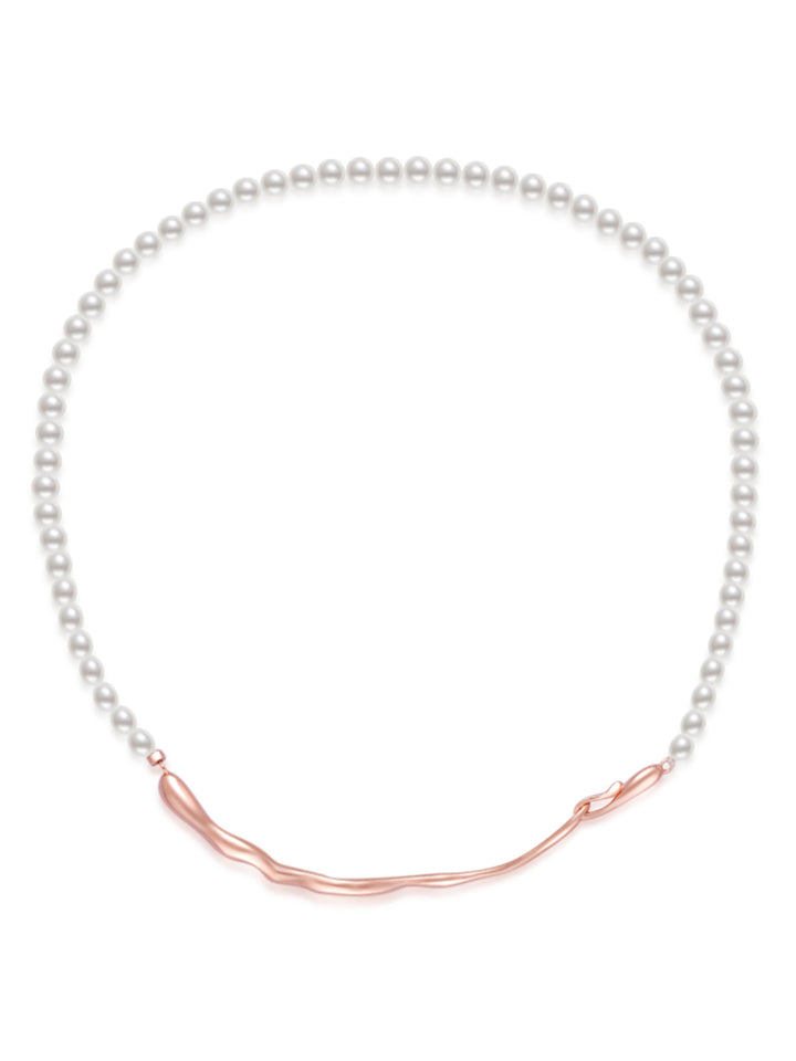 Collier de perles d'eau douce WN00539 | Fluide