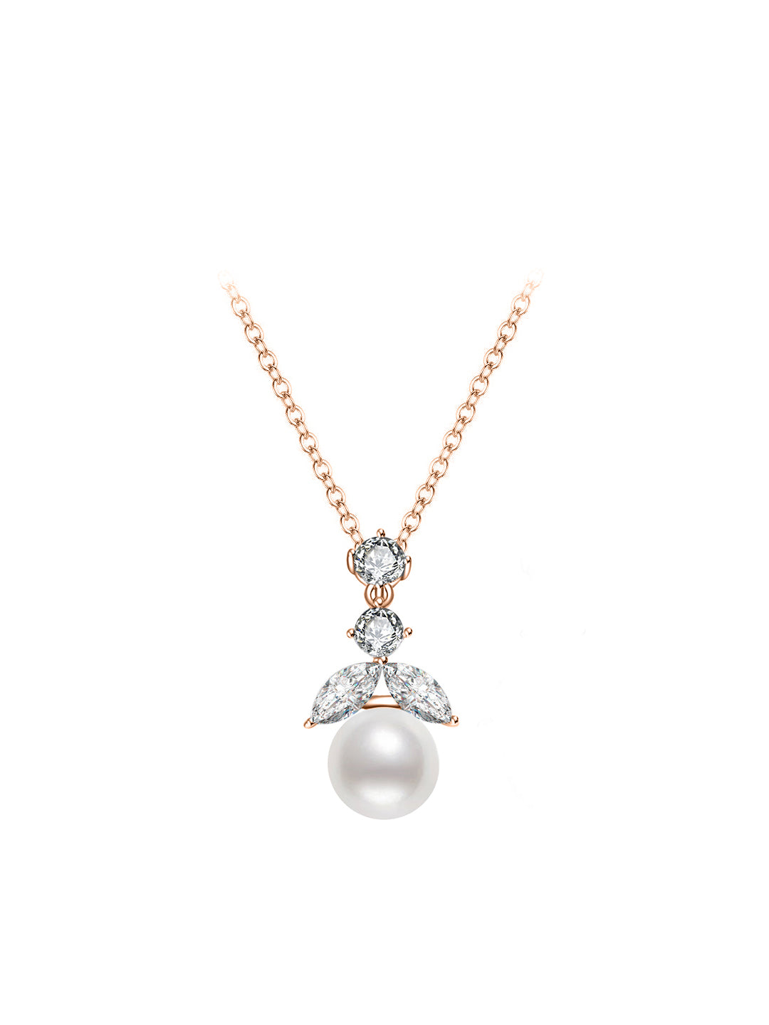 Collier élégant de perles d'eau douce WN00547