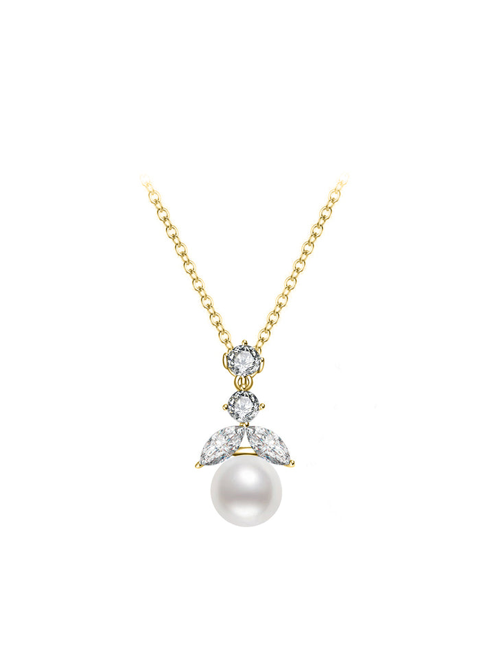 Elegante collana di perle d'acqua dolce WN00548