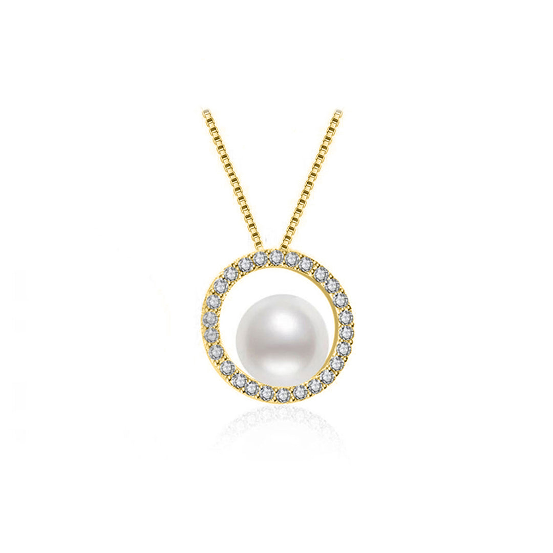 Elegant Freshwater Pearl Necklace WN00550 - PEARLY LUSTRE