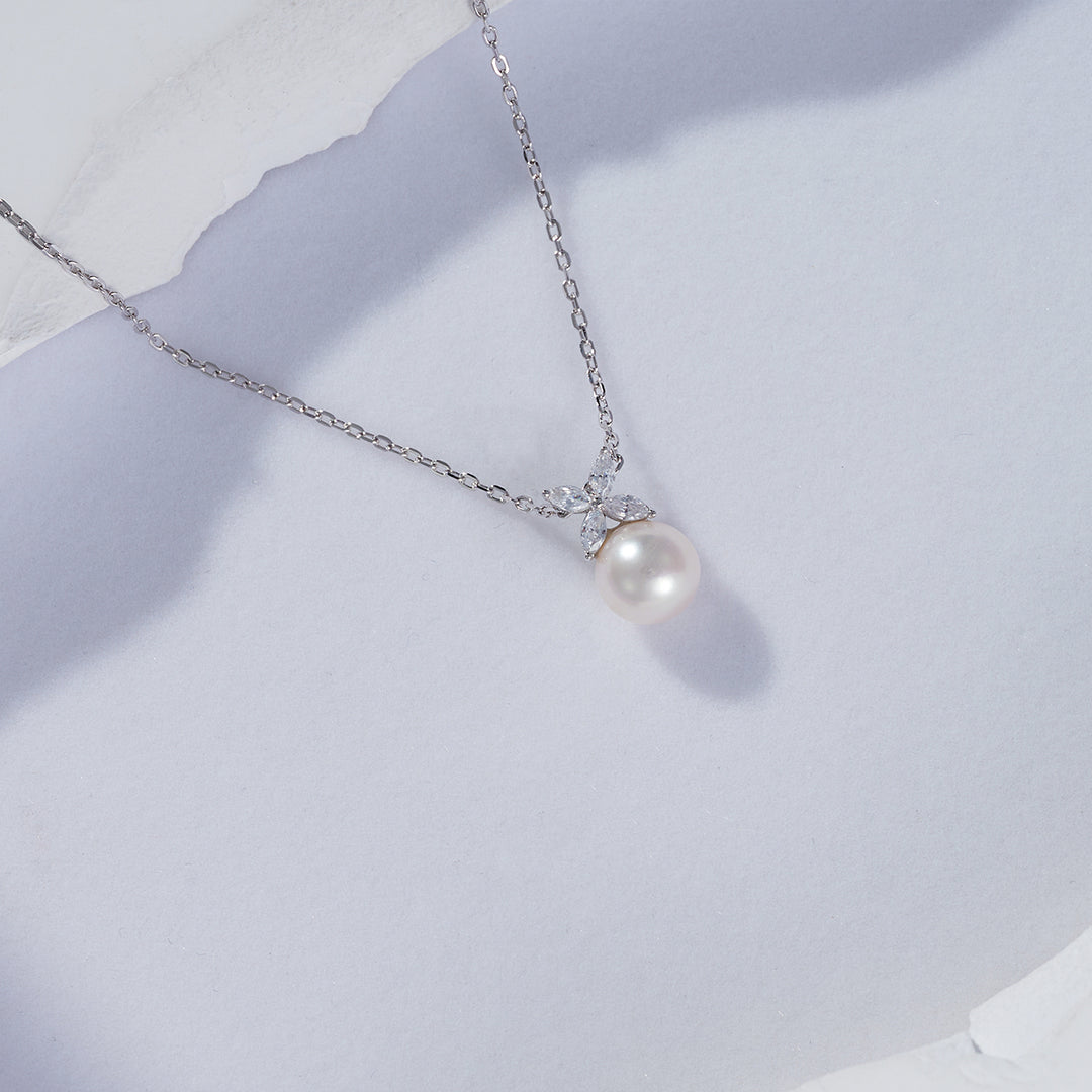 Freshwater Pearl Necklace WN00557| Everleaf - PEARLY LUSTRE