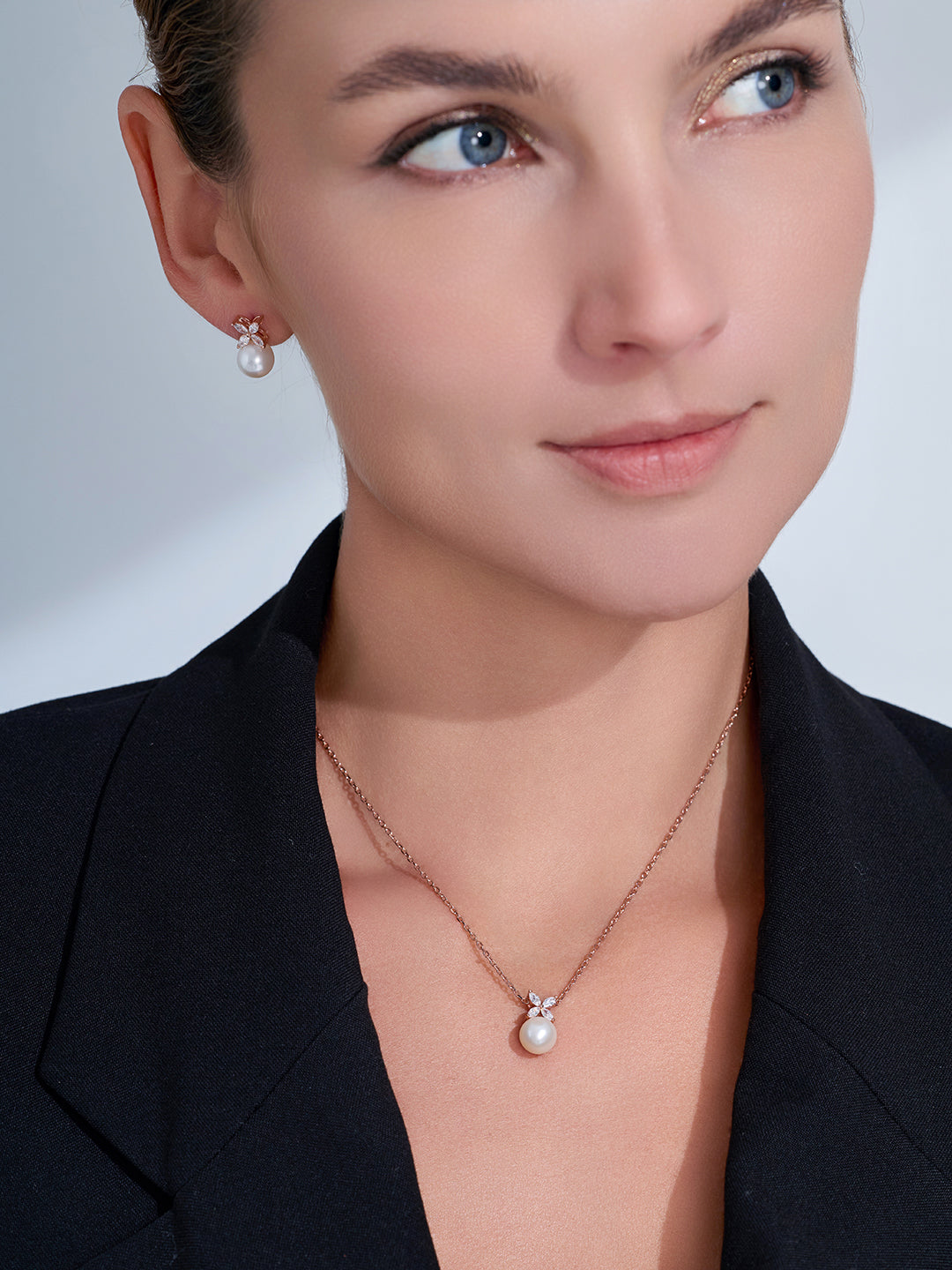 Kalung Mutiara Air Tawar Gred Atas WN00559| EVERLEAF