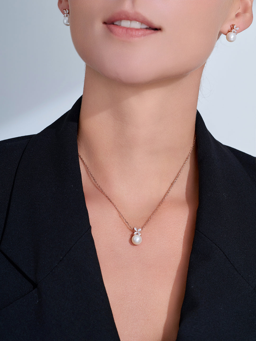 Kalung Mutiara Air Tawar Gred Atas WN00559| EVERLEAF