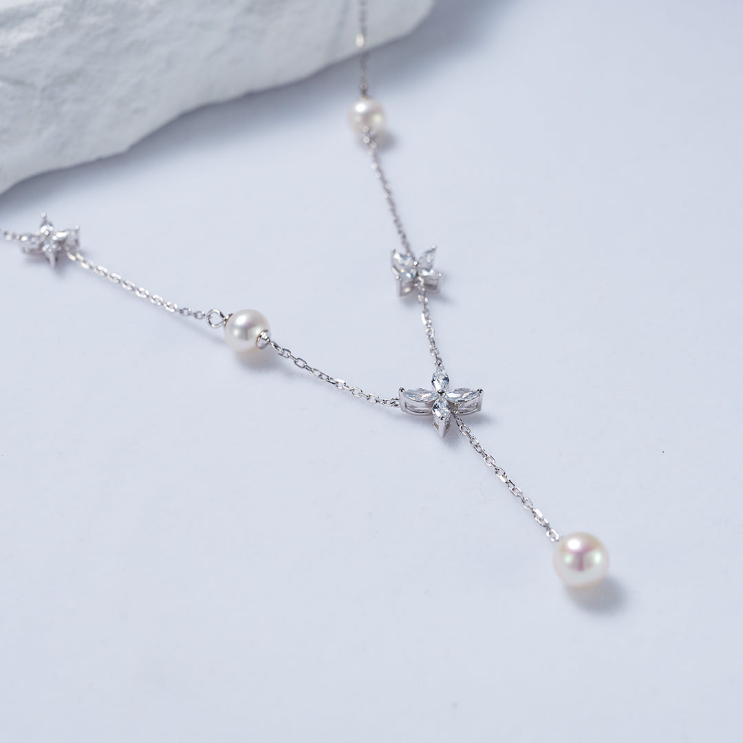 Top Grade Freshwater Pearl Necklace WN00560 | EVERLEAF - PEARLY LUSTRE