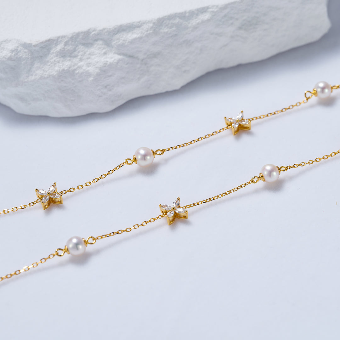 Top Grade Freshwater Pearl Necklace WN00561 | EVERLEAF - PEARLY LUSTRE